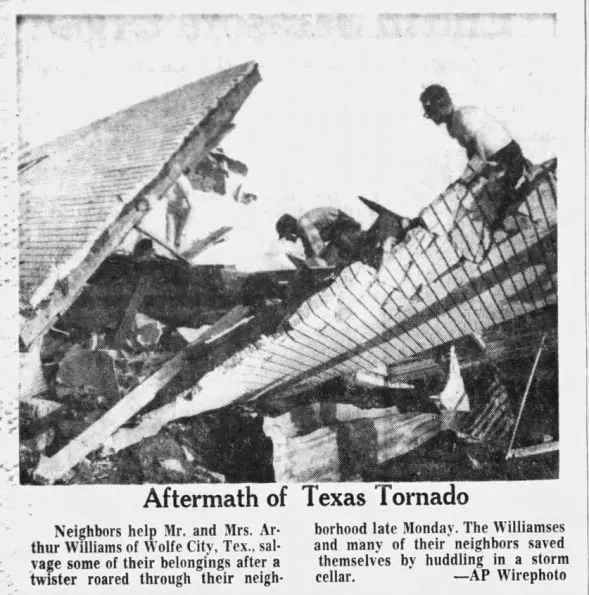 Tornado Talk on Twitter "Wolfe City, TX F3 Tornado May 23, 1966! 24