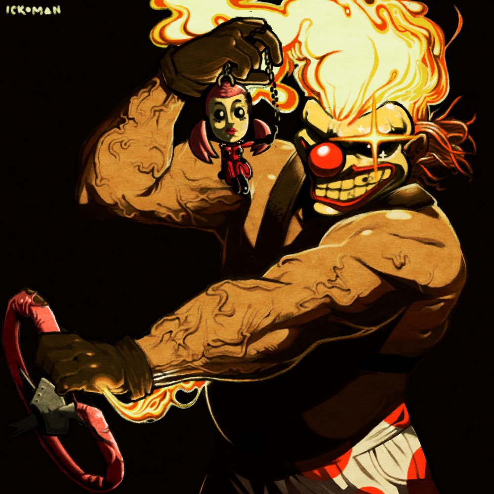 ICKOMAN on Twitter "Needles Kane of Twisted Metal commission"