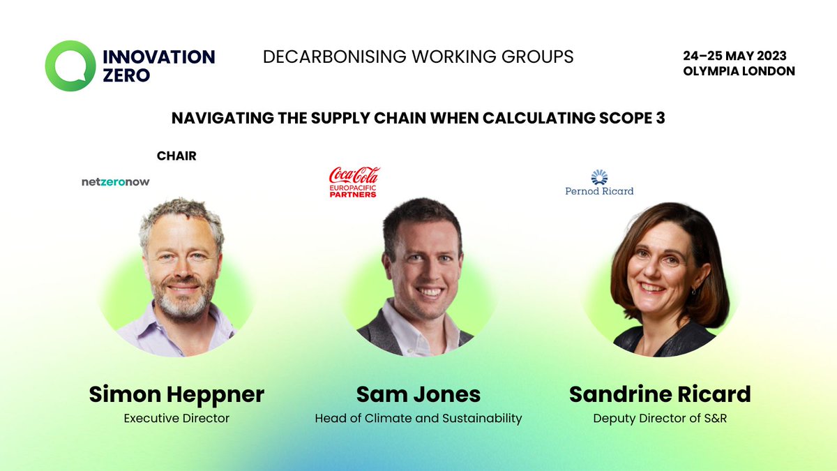 Pernod Ricard UK (@pernodricarduk) on Twitter photo On Wednesday 24th May 16:15-17:30, <a href="/Sandrine_Ricard/">Sandrine Ricard</a>, Deputy Director of S&R at Pernod Ricard UK will be speaking at <a href="/_InnovationZero/">Innovation Zero</a>, the UK's No1 Net Zero, Cleantech and Decarbonisation event, about how to navigate the supply chain.
Get your ticket here: bit.ly/izregges-nzn On Wednesday 24th May 16:15-17:30, <a href="/Sandrine_Ricard/">Sandrine Ricard</a>, Deputy Director of S&R at Pernod Ricard UK will be speaking at <a href="/_InnovationZero/">Innovation Zero</a>, the UK's No1 Net Zero, Cleantech and Decarbonisation event, about how to navigate the supply chain.
Get your ticket here: bit.ly/izregges-nzn