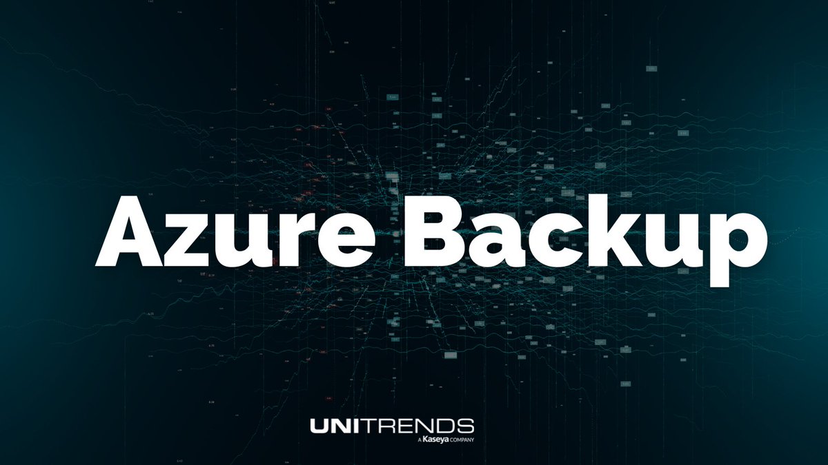 Unitrends's tweet image. Protect your Azure workloads with ease and confidence! Learn more about how Unitrends can help you streamline your Azure backups and ensure business continuity: bit.ly/40OSqeI 

#AzureBackup #CloudDataProtection #BackupSolutions