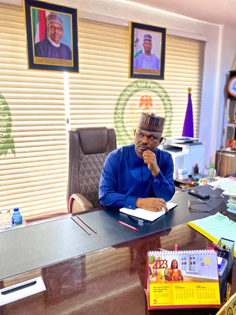 National Commission For Persons With Disabilities (@ncpwdofficial) on Twitter photo The Executive Secretary <a href="/lalumangun/">James David Lalu</a> represented by Dr Adebukola is live on We-FM 106.3 discussing on level of compliance with the Disability law so far.
Tune in now and send us your questions via our WhatsApp hotline +234 701 537 0083
#NothingAboutUsWithoutUs
#ncpwdnewmedia The Executive Secretary <a href="/lalumangun/">James David Lalu</a> represented by Dr Adebukola is live on We-FM 106.3 discussing on level of compliance with the Disability law so far.
Tune in now and send us your questions via our WhatsApp hotline +234 701 537 0083
#NothingAboutUsWithoutUs
#ncpwdnewmedia