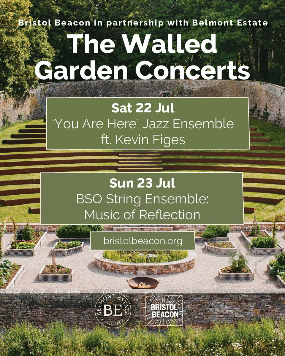Join us in the intimate Walled Garden in <a href="/belmont_estate/">Belmont Estate</a> for an unforgettable afternoon of music and delicious food in the summer sun ☀️ 

Sat 22 Jul tickets here: bit.ly/45oVOQl 
Sun 23 Jul tickets here: bit.ly/3q1d261 

<a href="/BSOrchestra/">Bournemouth Symphony Orchestra</a> <a href="/KevinFiges/">kevin figes</a>