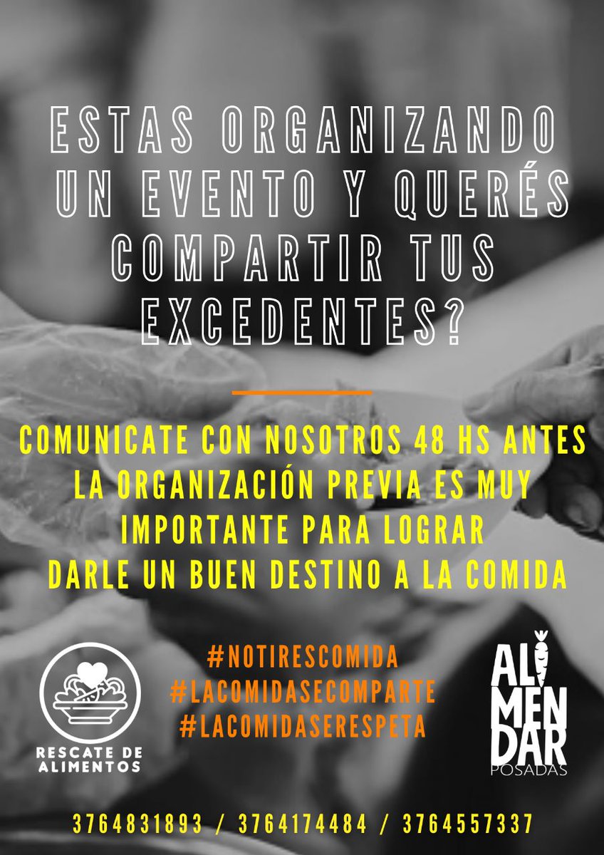 #Notirescomida #LaComidaSeComparte