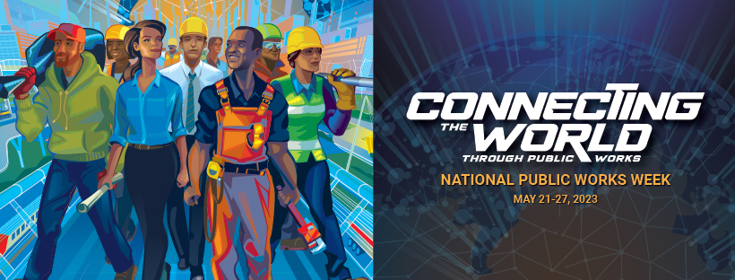May 21 - 27 is National Public Works Week. Public Works is the thread that connects us all, with every professional striving to improve the quality of life for the communities they serve. Their work leads to happier, healthier communities. 💜