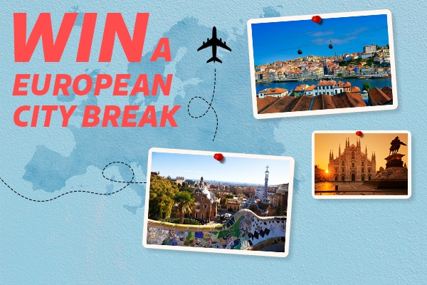 It's your LAST CHANCE to enter the draw to win an amazing European city break! 🛫🧳😎

⛲🏛️Get your tickets before Saturday 27th, and you could be jetting off to see the sights of Europe this summer! 🥐🧀🍝🍷

Find a good cause to support, and play now: bit.ly/3BHzEv8