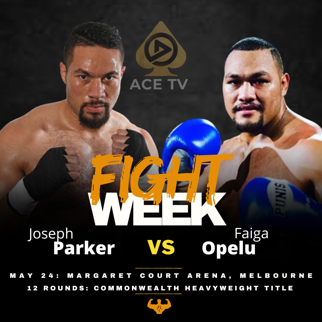 New Zealand's Joseph Parker takes on Australia's Faiga 'Django' Opelu at the Margaret Court Arena this Wednesday for the Commonwealth heavyweight title
#boxing #JosephParker #DjangoOpelu #acetvboxing