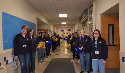 🎼 #MakeaJoyfulNoise for @ndbethlehem! 🎤 These #saintsandscholars are sharing a new version of a beloved song from Encanto as sung by Principal Hopper and Monsignor Baddick! Each vote is a donation of $10 or more to the school! weloveourcatholicschools.com/fundraising/no…