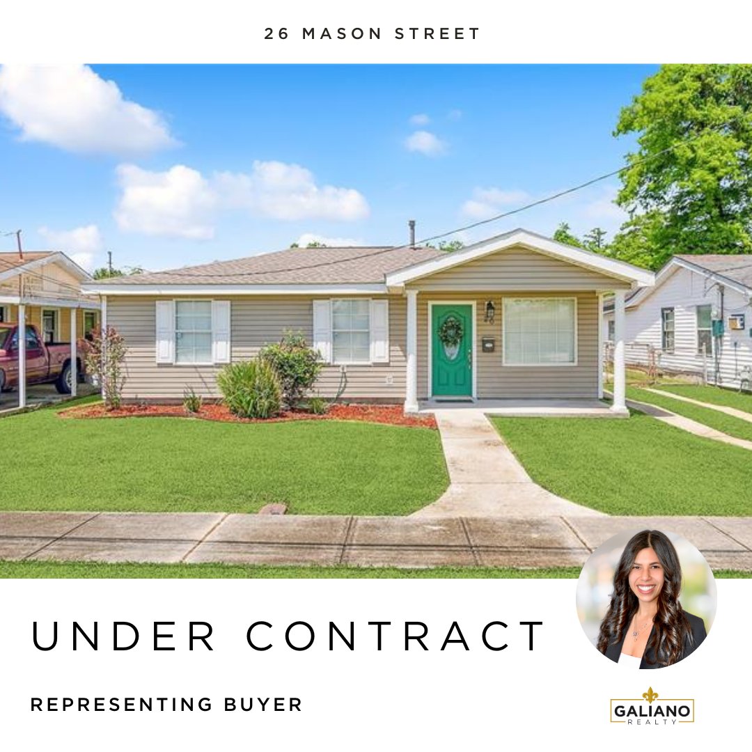 We love the words SOLD & UNDER CONTRACT!! 📣

#nolarealestate #neworleansrealestate #realestate #undercontract #justsold #neworleans #galianorealty #neworleanshomes