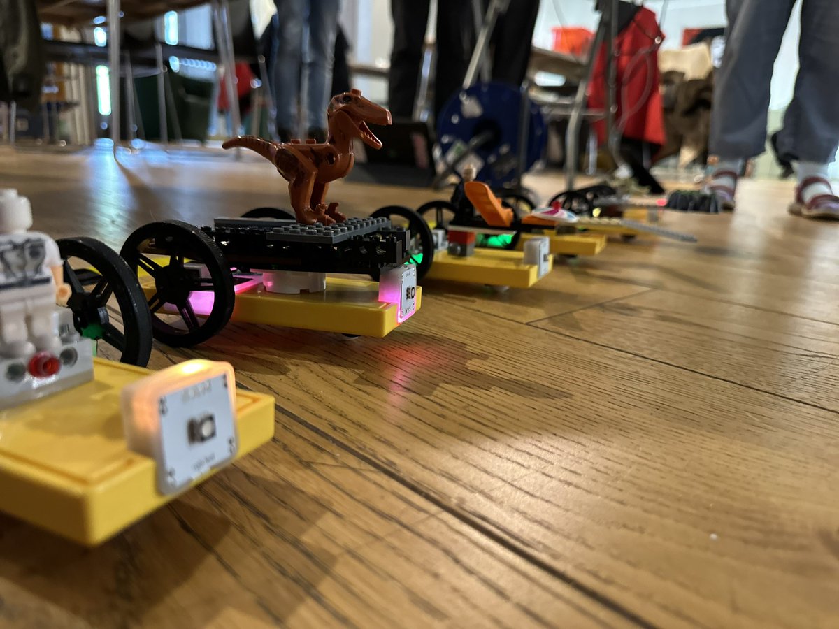 GigaTraining's tweet photo. Was nice to get the wacky races coding kits back in action today with @niscifest and @BlackBoxBelfast at @theduncairn https://t.co/MV6ebW3oJJ