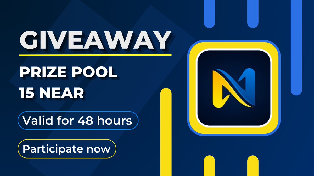 Near Ukraine 🇺🇦 Guild (@nearuaguild) on Twitter photo 💫We are launching our #Giveaway💫
1️⃣Follow <a href="/nearuaguild/">Near Ukraine 🇺🇦 Guild</a>
2️⃣ ❤️+ RT
3️⃣@ 3 friends
🏆Prize pool 15 #Near, 10 winners:
5 to 2 Near
5 to 1 Near
⏰Valid for 48 hours
❗️To receive the award, you will need to make an IAH and fill out the form❗️
🧵
#Airdrops #Giveaways #AirdropCrypto 💫We are launching our #Giveaway💫
1️⃣Follow <a href="/nearuaguild/">Near Ukraine 🇺🇦 Guild</a>
2️⃣ ❤️+ RT
3️⃣@ 3 friends
🏆Prize pool 15 #Near, 10 winners:
5 to 2 Near
5 to 1 Near
⏰Valid for 48 hours
❗️To receive the award, you will need to make an IAH and fill out the form❗️
🧵
#Airdrops #Giveaways #AirdropCrypto