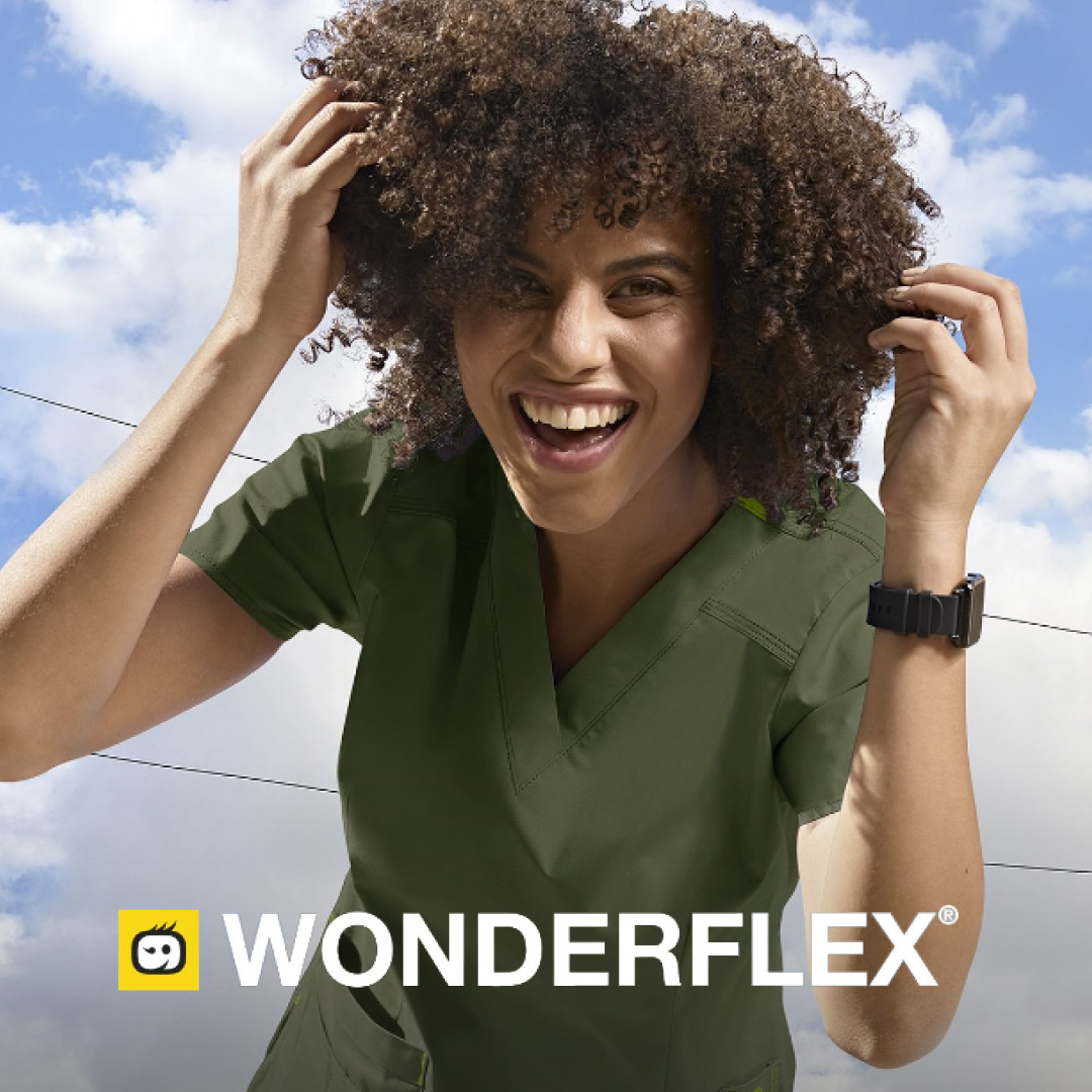 Mission_Linen's tweet photo. Do you want to look like a superstar? Look no further than Wonderflex by Wonderwink! It's lightweight, flexible, and offers superior mobility, making it the perfect fabric for your work wardrobe needs.   Contact us to learn more about scrubs. https://t.co/qjk6dXk0tN https://t.co/9XwfoShZ1X