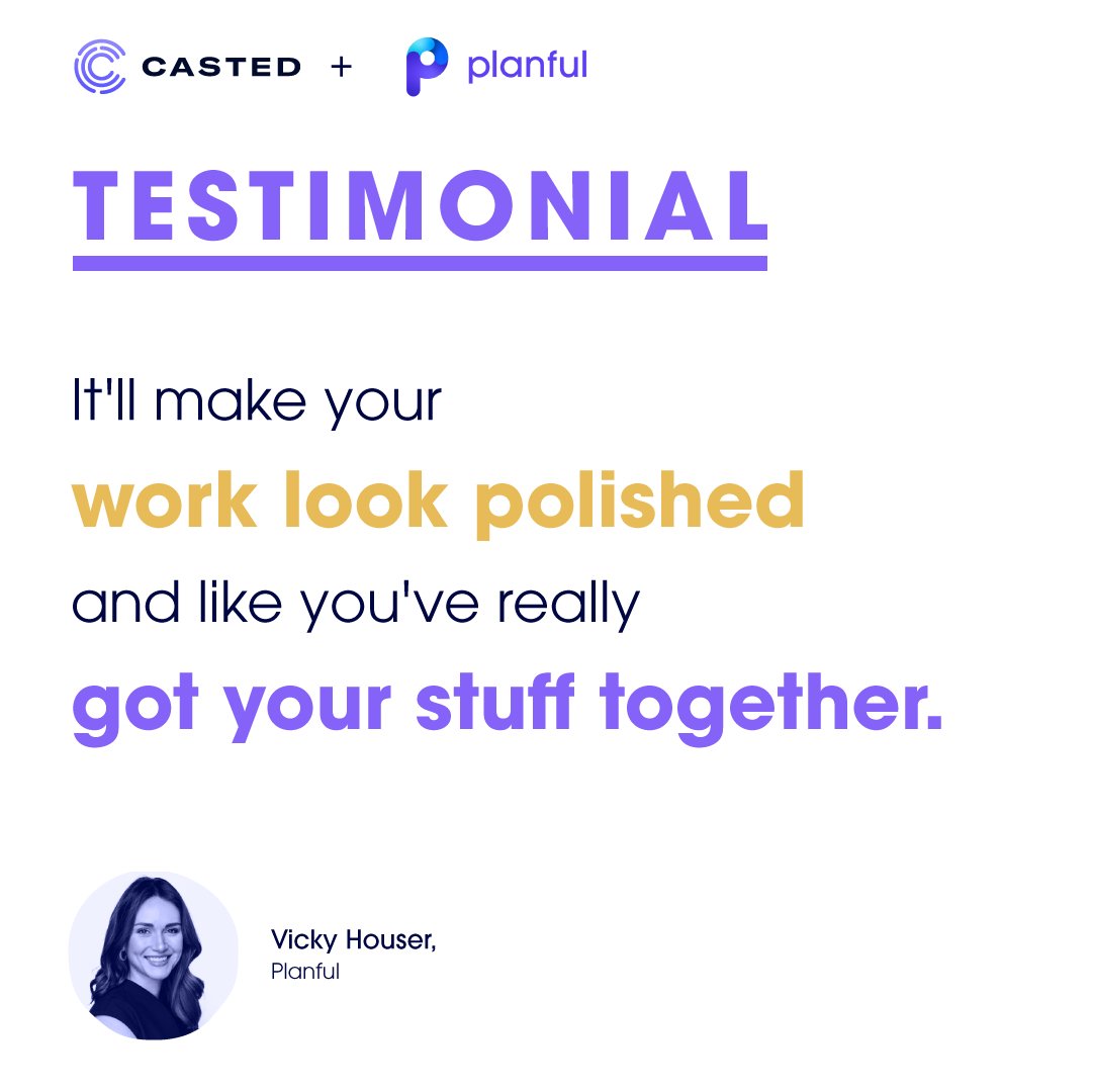 Generating top-of-the-line content for your brand is what we do! 🙌

Thanks for the kind words, @Planful!

#casted #podcast #podcasts #podcasting #B2b #b2bmarketing #marketing #strategy #marketingstrategy #roi #brandawareness #brandgrowth #b2bpodcasts #b2bbrand #audiencegrowth