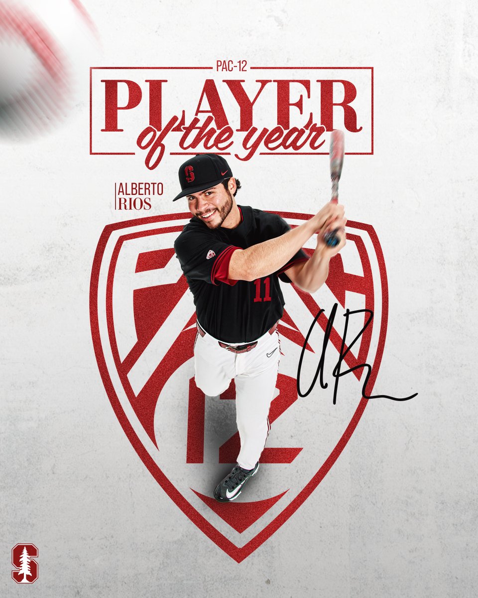 Stanford Baseball (@stanfordbsb) on Twitter photo The Consummate Teammate. Pac-12 Player of the Year.
<a href="/arioos19/">alberto rios</a> is the first Pac-12 Conference Player of the Year from Stanford since Jed Lowrie in 2004.
#GoStanford The Consummate Teammate. Pac-12 Player of the Year.
<a href="/arioos19/">alberto rios</a> is the first Pac-12 Conference Player of the Year from Stanford since Jed Lowrie in 2004.
#GoStanford