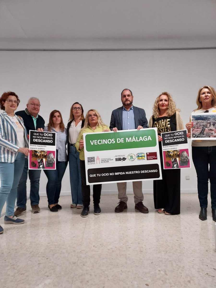 Nace la alianza entre las asociaciones vecinales de Huelin, El Romeral (Teatinos), El Palo, El Soho y Vecinos del Centro:
' VECINOS DE MALAGA'
Queremos barrios habitables!! @malaga
@pacodelatorrep @paco_cantos
@PSOEMLGCENTRO @NoeliaLosadaCs @IUMalaga_ciudad @podemosmalaga