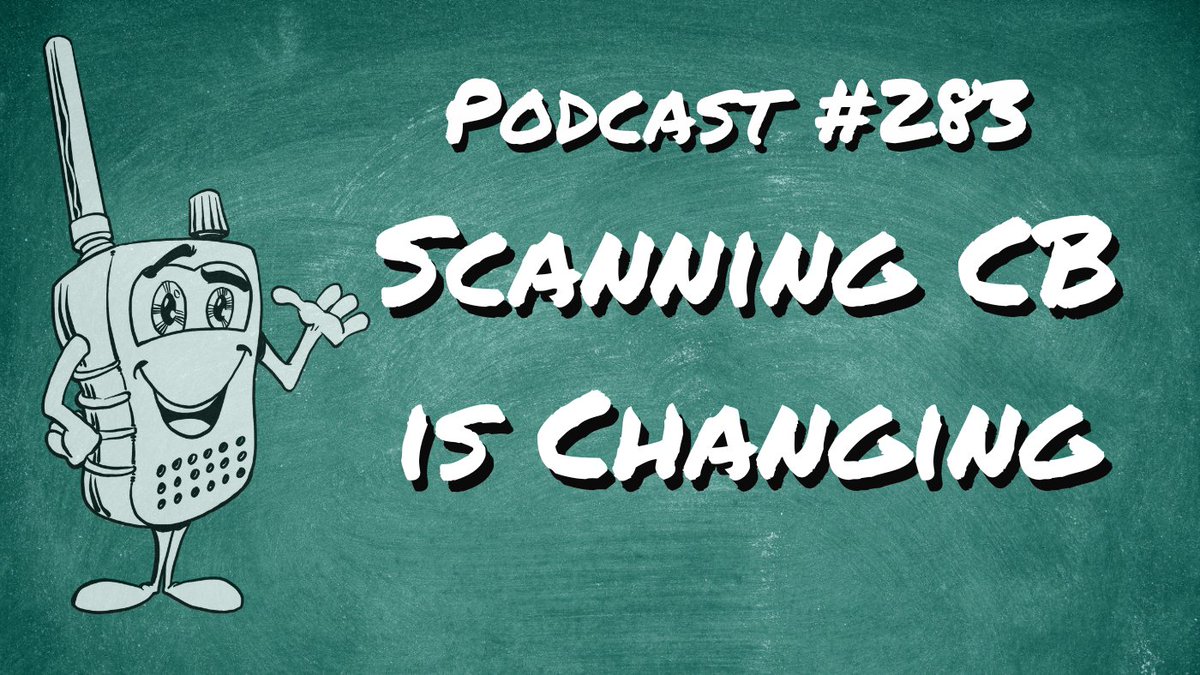 w2lie's tweet photo. Check out my weekly podcast, @Scanner_School
Podcast # 283 - A Change is coming to Scanning CB

🧢 Beaker Breaker 1 - 9
You need to make this change in your scanners if you monitor CB

🔗 https://t.co/tNQPZqo7Ne https://t.co/1PLjXyfMKG