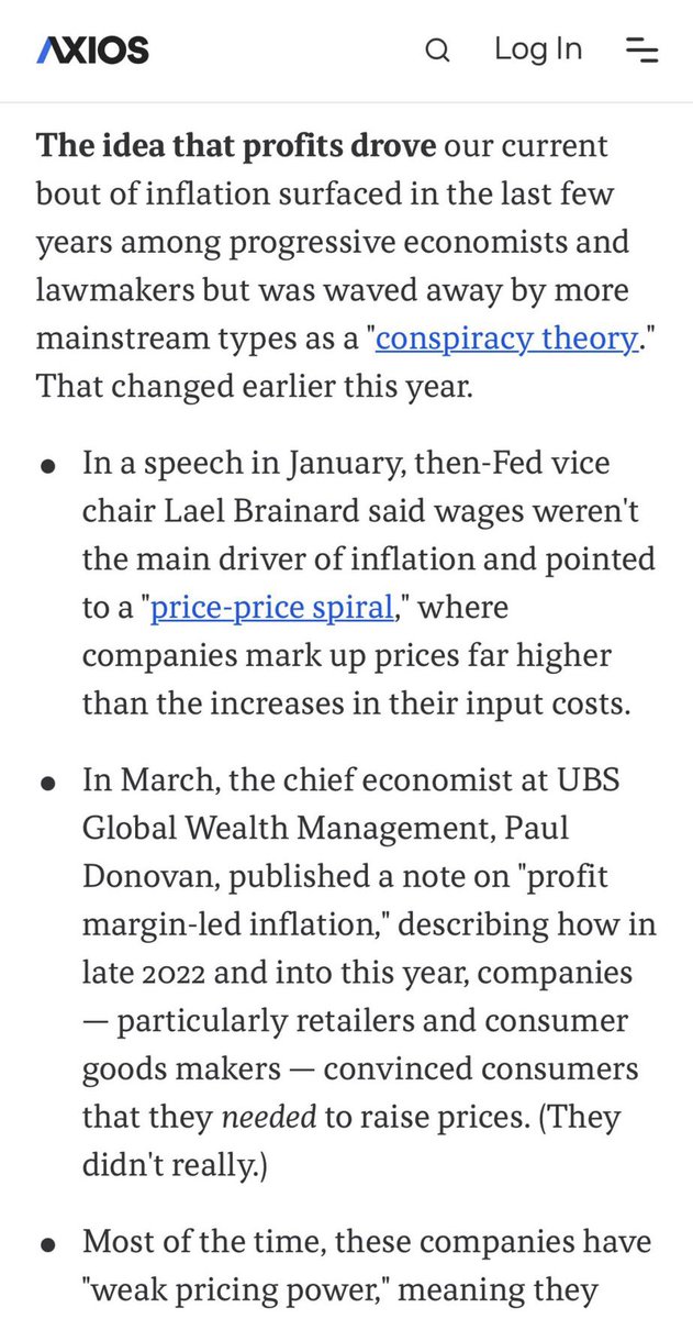Are you’re just now realizing it’s price gouging? 

Turns out all the dipshits whose job it is to “understand the economy” are just now coming to the same conclusion that Twitter users with names like “Pound Puppy Boner” have been posting about for 3 years