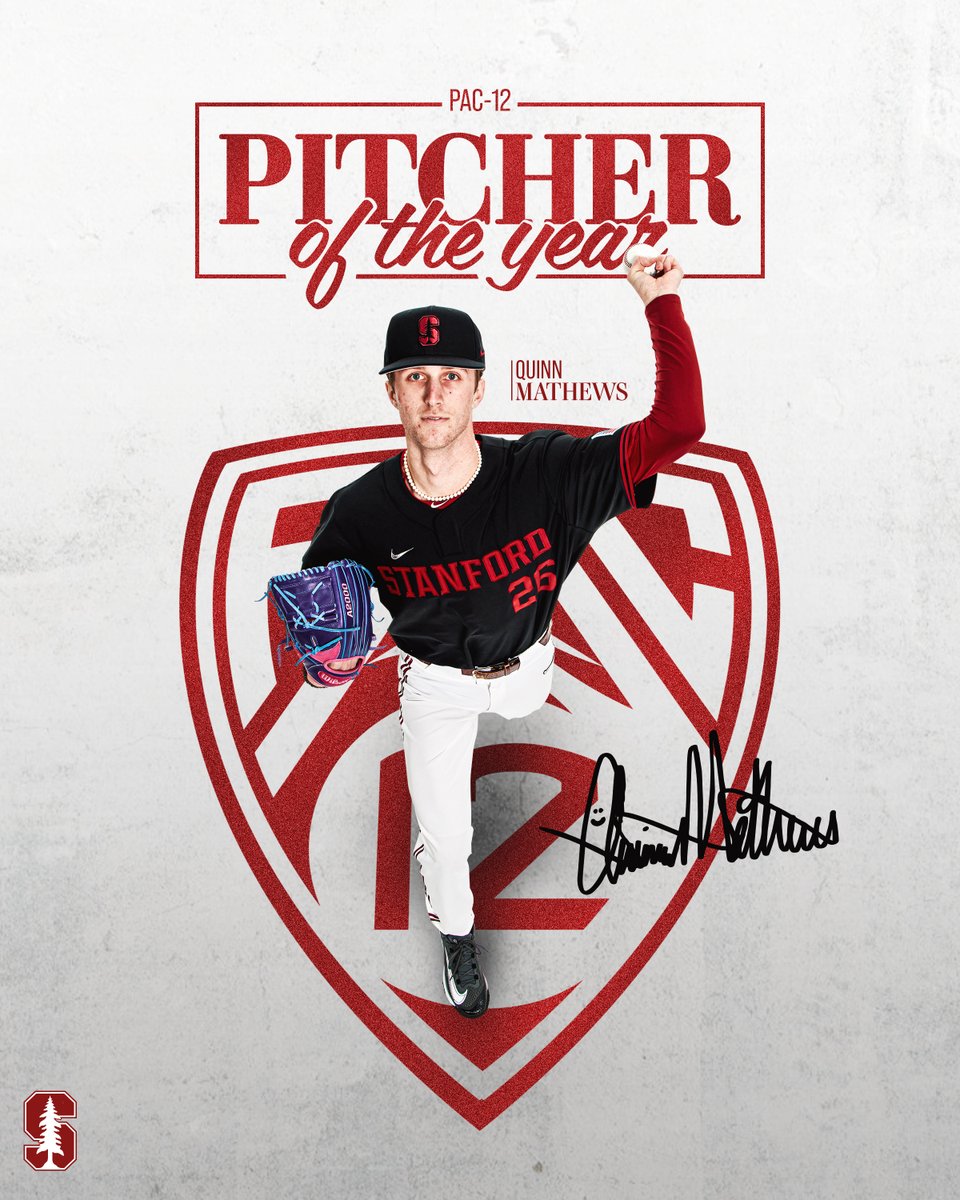 The Ace of the Pac-12

Quinn Mathews makes it three straight Pac-12 Pitchers of the Year on The Farm!

#GoStanford