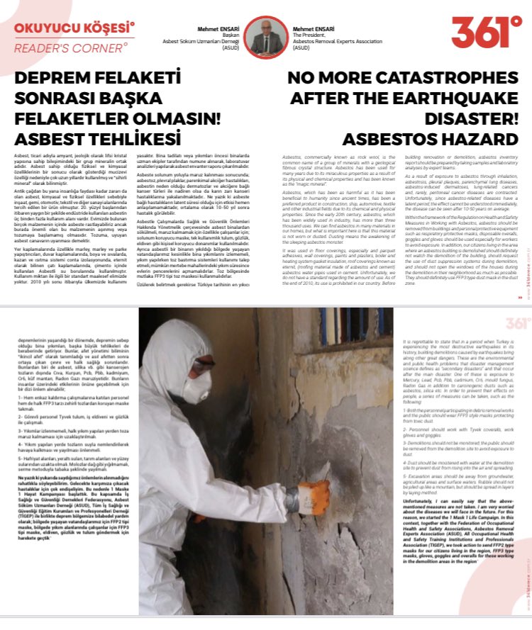 #katiltozasbest #Asbestos 
#deprem