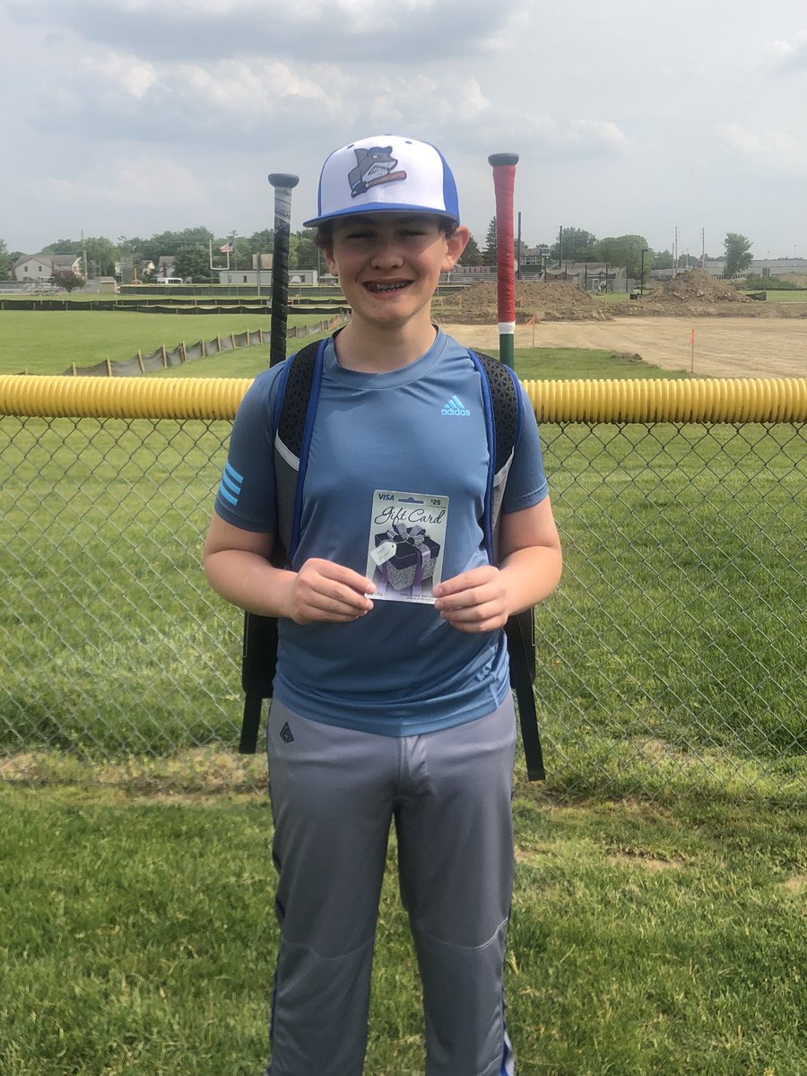 CoachWard06's tweet photo. Congratulations to @FCVAthletics 7th Grader Landon Stewart for winning the end of the season Homerun Derby! Have a great summer season young man! GO CATS! https://t.co/09JLGKHHUx