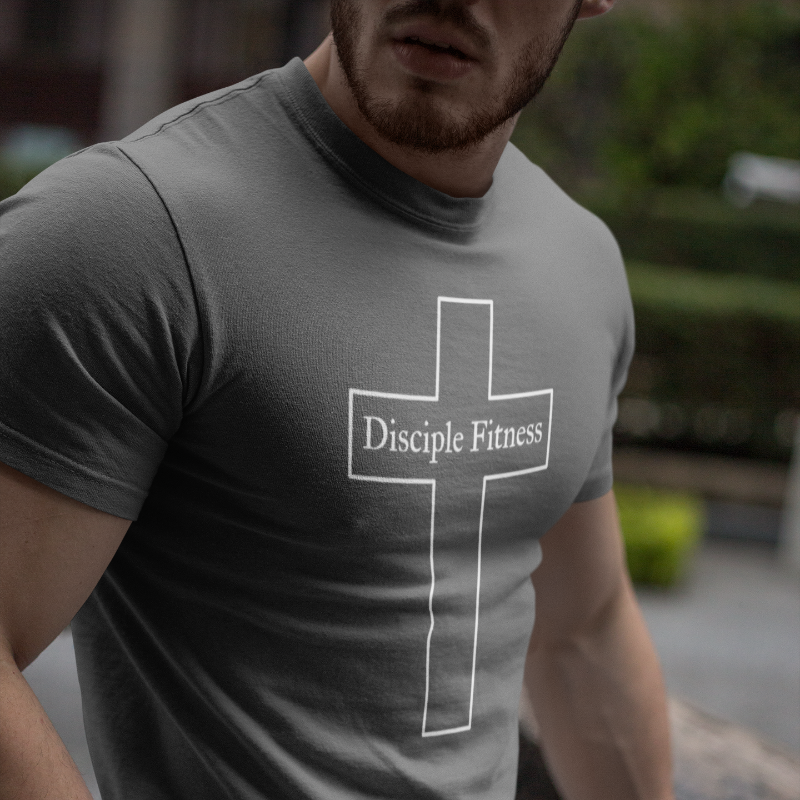 Spread the word of God by taking up your cross with Disciple Fitness gear disciple.fitness/shop/