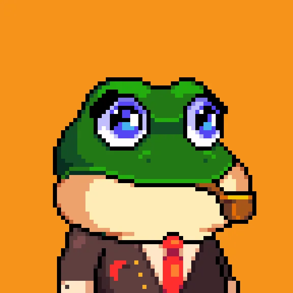 taigerAI's tweet image. Ok, had to get the TopG Ordinals NFT @BitcoinFrogs