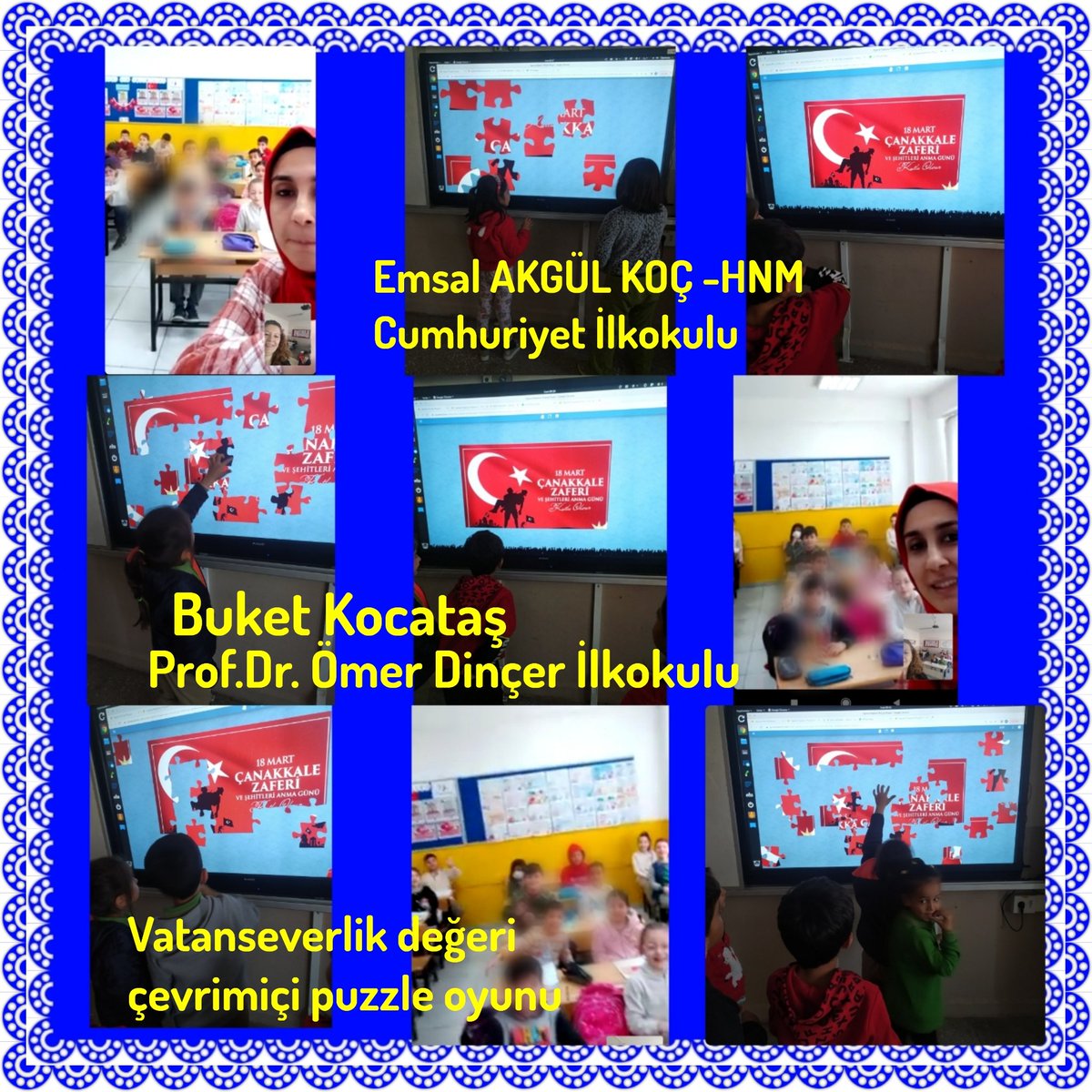 Değerlerimiz İle Değerliyiz projemizin vatanseverlik değeri çevrimiçi puzzle etkinliği
<a href="/bulent_akhan20/">Bülent AKHAN</a> <a href="/ArgeDenizli/">Denizli ARGE</a> <a href="/eTwinningDestek/">eTwinning Projects Dissemination</a> <a href="/Hnmcumhuriyet/">Hacı Nadire Mersin Cumhuriyet İlkokulu</a> <a href="/EtwinningD/">eTwinning Denizli</a>
