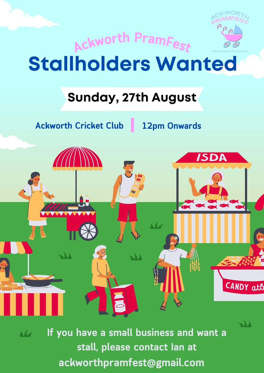 We're looking for stallholders of you're interested. Please RT.