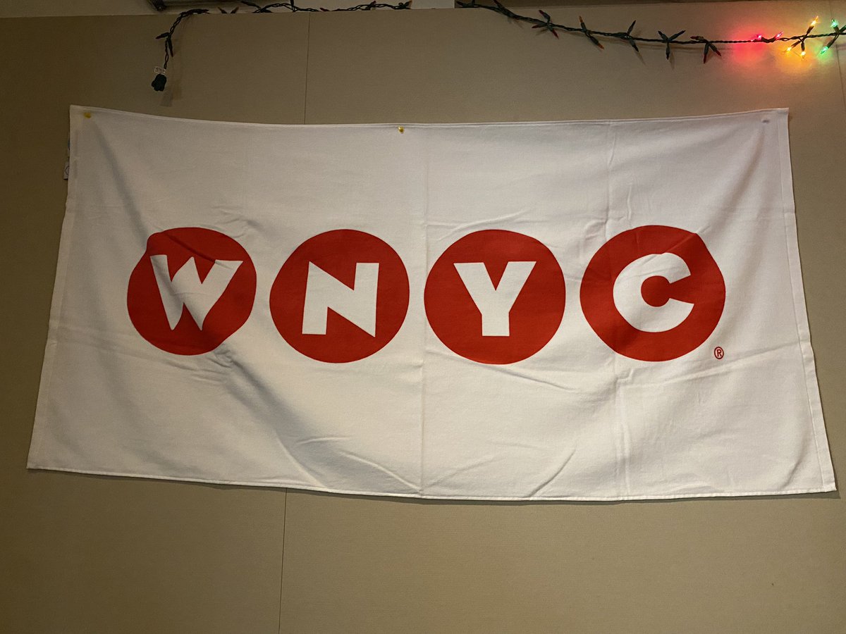 Okok, here it is folks, for $10 a month get this rare pledge gift…the WNYC beach towel, only 100 were made and once they’re gone they’re gone.