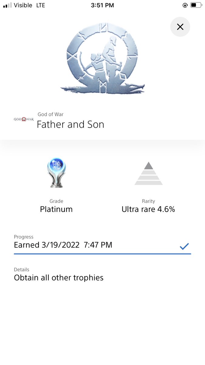 JjonesBlood's tweet photo. God of boy #PlayStation  #platinumtrophy https://t.co/9ektoQ1zbv