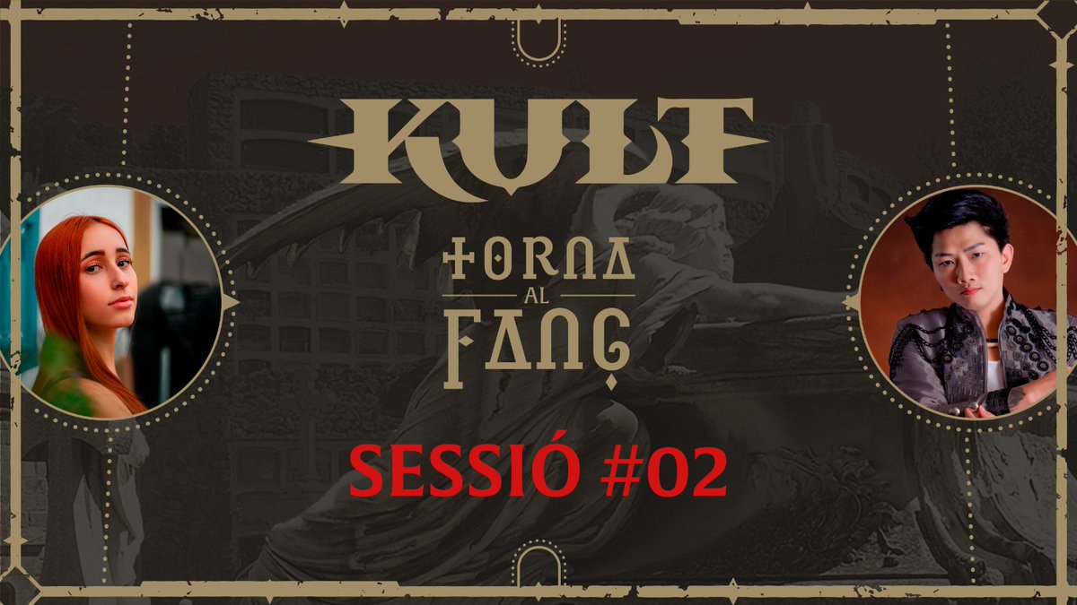 fiction_raiders's tweet image. Dijous juguem la 2a sessió de la nostra aventura de Kult, Torna al Fang!
Cita a Twitch a les 20.30h per explorar les ombres que amenacen Girona... 
Xan xan xaaan... 🔔
twitch.tv/fictionraiders
Us esperem!
#rolencatalà #kultdivinitylost
