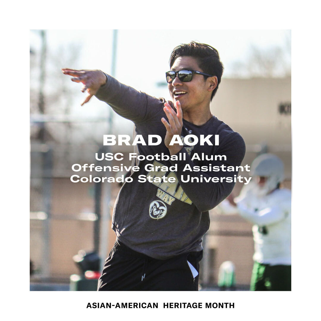 WilsonFootball's tweet image. In honor of #AAPIMonth, we are sharing the stories of those having an impact in their respective field.

Today, we are honored to highlight the story of @CSUFootball Grad Assistant, @BradAoki. 

Swipe through to learn more about Brad’s story! 🙌
#StandUnited #WilsonFootball