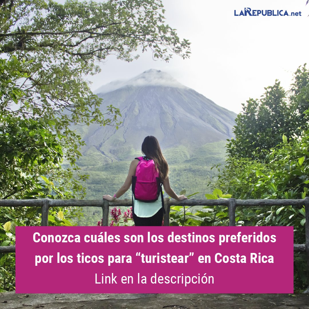 La_Republica's tweet photo. 🤩 Existen 3 lugares que los #ticos siempre visitan al #turistear en territorio nacional en cualquier época del año.🇨🇷 ¿Sabe cuáles son?🏖️⛰️🌳🇨🇷 Aquí le contamos: https://t.co/AK8gbdNuH3 #ÚH #CostaRica #Turismo https://t.co/ZKx0TwIlTo