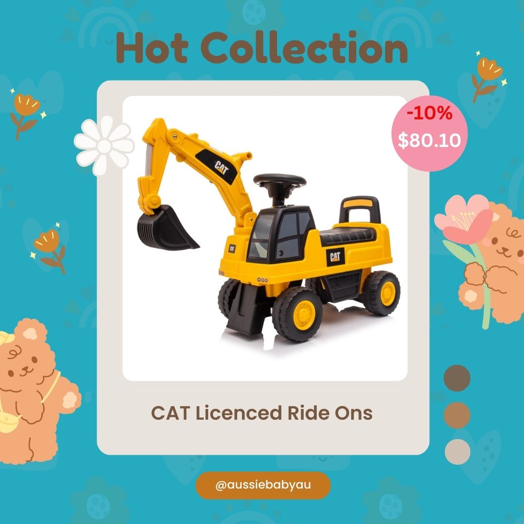 Rev up the fun with CAT Licensed Ride Ons! 🚜🔋 Let your little ones experience the thrill of construction with these realistic and exciting ride-ons. 🚧👷‍♂️
aussiebaby.com.au/collections/ca…
#babylove #babyfashion #babycute #babygift #aussiebaby