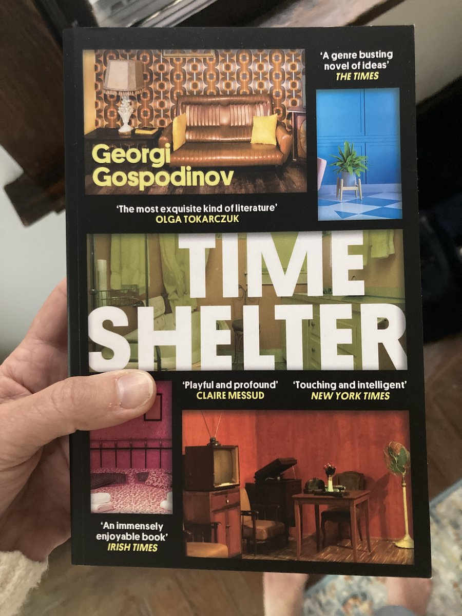 Tremendous congratulations to @Gospodinov68 and @rodel_angela for winning the #InternationalBooker2023 for TIME SHELTER! Speaking to you two last week was a delight!