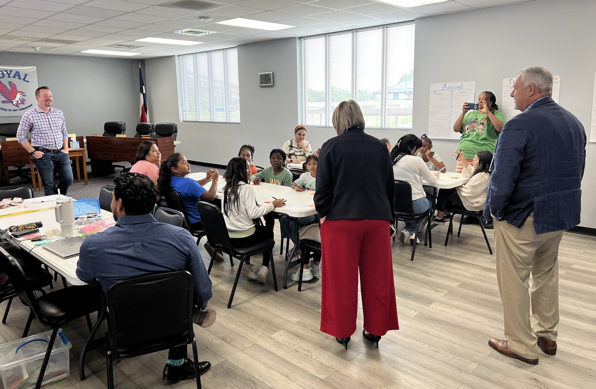 MichaelLovaglio's tweet photo. Super exciting day listening to students, teachers, community members, and administrator’s vision for @RoyalISD’s new Elementary School.  #WeAreRoyal #StantecEdu https://t.co/dMOf4Ezm3Q