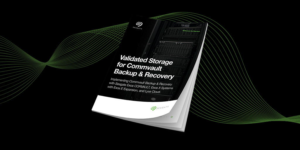 A Seagate e <a href="/Commvault/">Commvault</a> se uniram para criar soluções de armazenamento de dados de ⚡️ nível mundial ⚡️ para o Commvault MediaAgent. 

Veja como os sistemas de armazenamento #SeagateExos X, série Exos E e Exos #CORVAULT se integram com o Commvault: seagate.media/6010gblvM