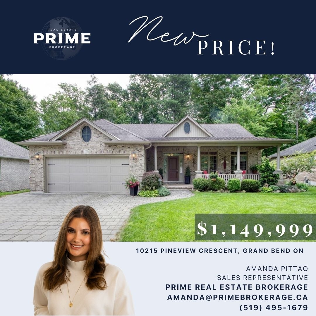 PrimeBrokerage1's tweet photo. 🏡 New Price Alert! 📢
Don't miss this opportunity to experience peaceful and quiet living while being just minutes away from all that Grand Bend has to offer. 📞🏡
#NewPriceAlert #GrandBendLiving #CustomBungalow #MerrywoodMeadows #PrivateOasis #LuxuryLiving #DreamHome https://t.co/g9xDSxsLT9