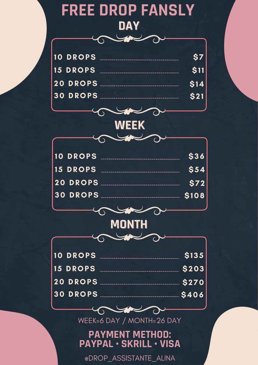 Alina_assistant's tweet image. ❤️ Looking for clients
❤️ Pleasant prices
❤️ individual approach
❤️I provide real feedback about working with me
❤️ Deleting posts after time expires
❤️ I provide reports on the work done
❤️ I'm here to help you 
my telegram @drop_assistante_alina