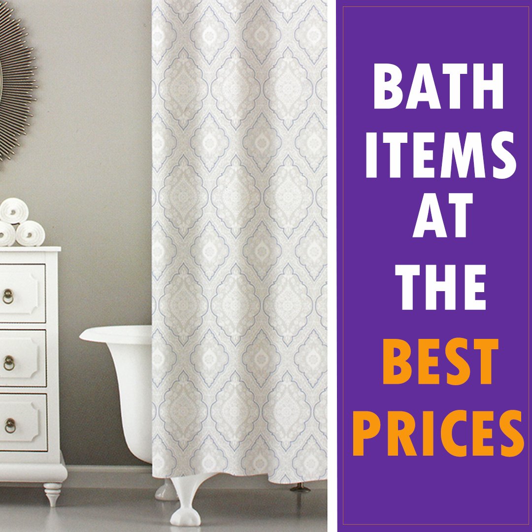 Take advantage of these fantastic bath items now - you won't find prices like this anywhere else! 🛁 💰 Shower curtains starting at $4.99 

ow.ly/VYVy50OuUtQ

#lowestprices #bathitems #showercurtain #cheapbathitems #homestyles #newitems #bathaccessories #bathshowercurtain
