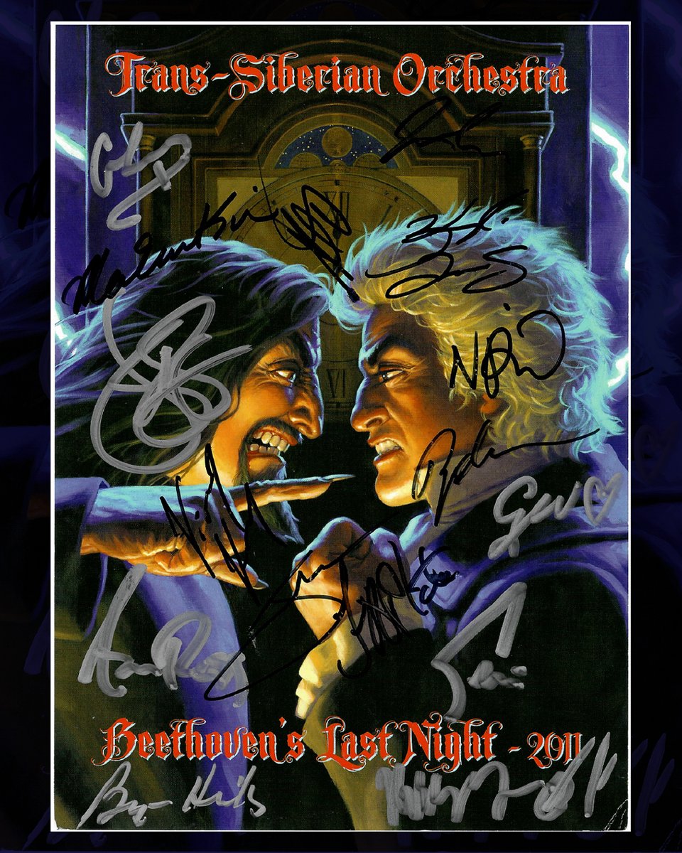 BLN fans! Win this exclusive signed Beethoven’s Last Night Tour poster! Comment on this post by 5/29 w/ your favorite song from the album. 1 winner chosen at random &amp; contacted by us directly on 5/30.*

#TSO #BeethovensLastNight
*No purchase necessary, not sponsored by Twitter.
