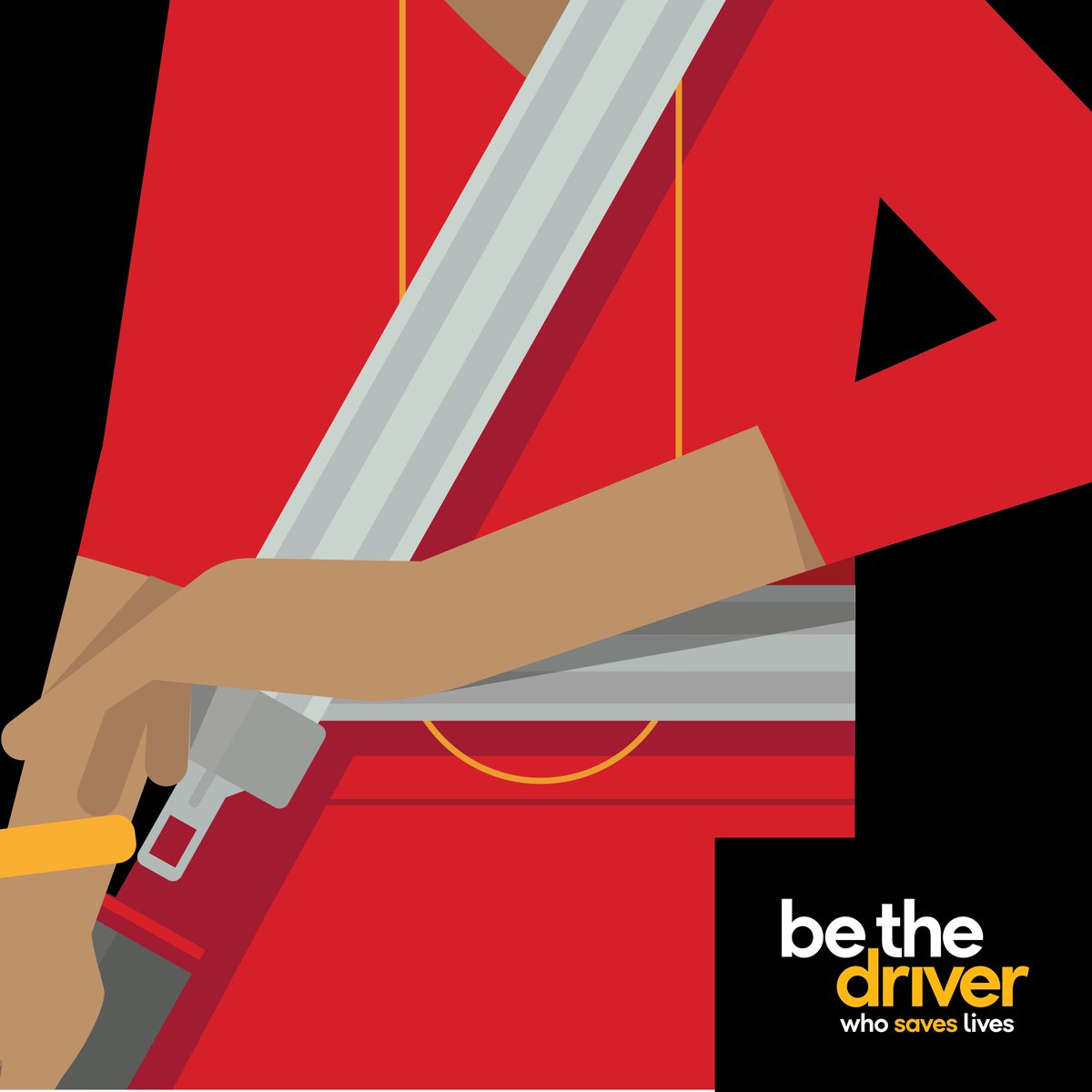#SeatBeltSafety is just one click away: #BeTheDriver and #BuckleUp. #ClickItOrTicket
