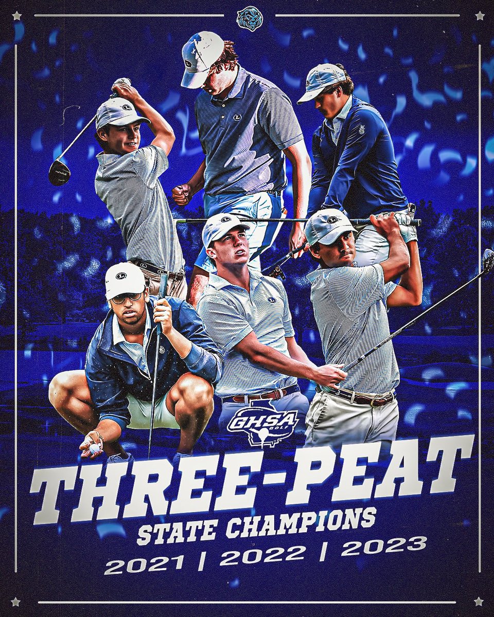 🏆BACK-TO-BACK-TO-BACK. 🏆

The Lions capture their sixth GHSA State Championship in program history. Shooting a 298-297–595 (+19) and winning by seven strokes.   #GOLIONS | #LovettGolf
