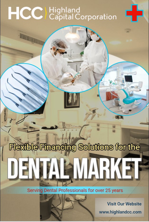 HighlandCapCorp's tweet photo. We offer a suite of #dentalequipment #equipmentfinancing options, working in #healthcare for over 25 years our fast flexible #financingsolutions help #dental professionals replace obsolete #equipment, acquire updated technologies, and grow their business https://t.co/NlyZ72NIhm https://t.co/SWML5Ao4Hs