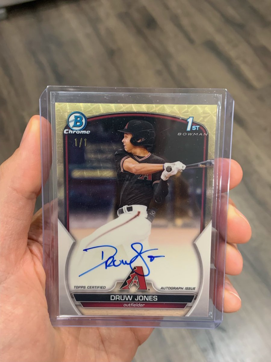 dacardworld's tweet photo. 🚨UPDATE 🚨

The 1/1 Druw Jones Superfractor Auto was pulled by The Siler’s, owner of Best of Ohio Sports Cards in Tipp City! https://t.co/rdsJvF3UX8