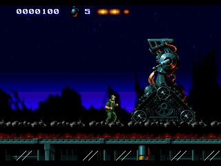 samscholars's tweet photo. Always get the sweats thinking about the first level of The Terminator for Mega Drive. The sound design was stylistically brilliant, with the futuristic ticking smart bombs and the intensity of the music after you blow the core of the building. 😬 #retrogames #segamegadrive https://t.co/geluXdC9fR