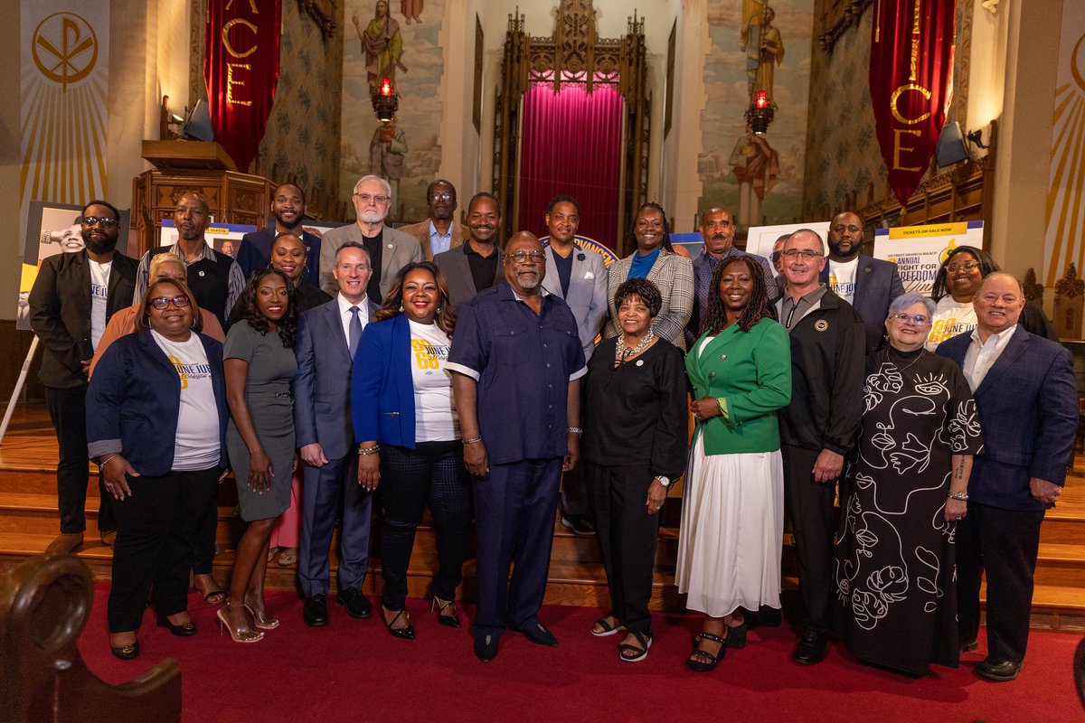 DETROITNAACP's tweet photo. ‼️June Jubilee Announcements‼️ Visit https://t.co/m17IF7Syen to read the press statement!
#JuneJubilee
#CelebrationOfFreedom
#FreedomSummit
#FreedomWalk
#68FFFFD https://t.co/5abqzSXqd9