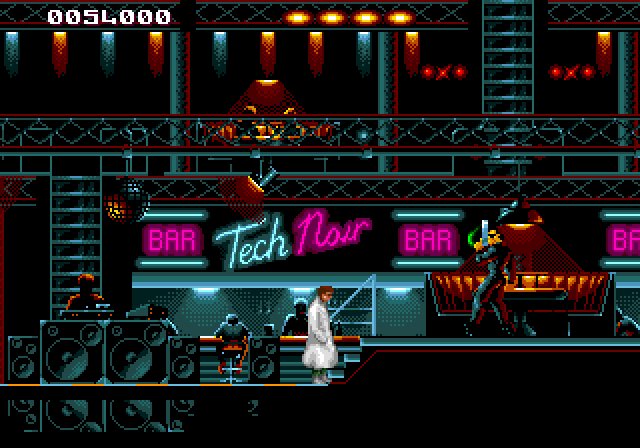 samscholars's tweet photo. Always get the sweats thinking about the first level of The Terminator for Mega Drive. The sound design was stylistically brilliant, with the futuristic ticking smart bombs and the intensity of the music after you blow the core of the building. 😬 #retrogames #segamegadrive https://t.co/geluXdC9fR