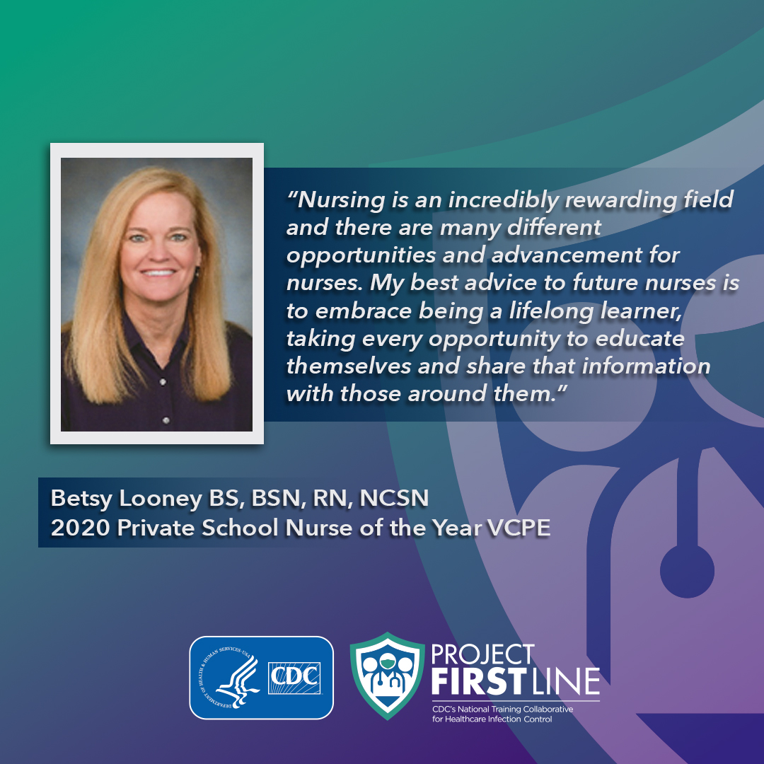 CDC_Firstline's tweet photo. Project Firstline and @ANANursingWorld  spoke with nurses about how infection control plays a role in their day to day, and what being a nurse means to them. Stay tuned this week to see more messages from nurses as we wrap up #NursesMonth! https://t.co/Aoge4macsY