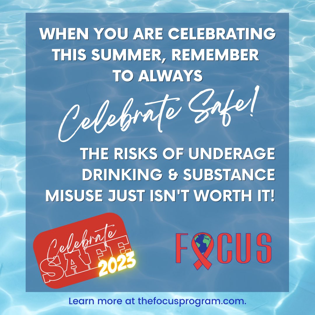 thefocusprogram's tweet photo. Whether you're partying with friends and family or celebrating with some "me time," remember to always #CelebrateSafe. Underage drinking and substance misuse can be very dangerous. Learn more at https://t.co/1vbXMHoAxS
#thefocusprogram #alabamateens #prevention #UAD https://t.co/T3cWhLlFP1