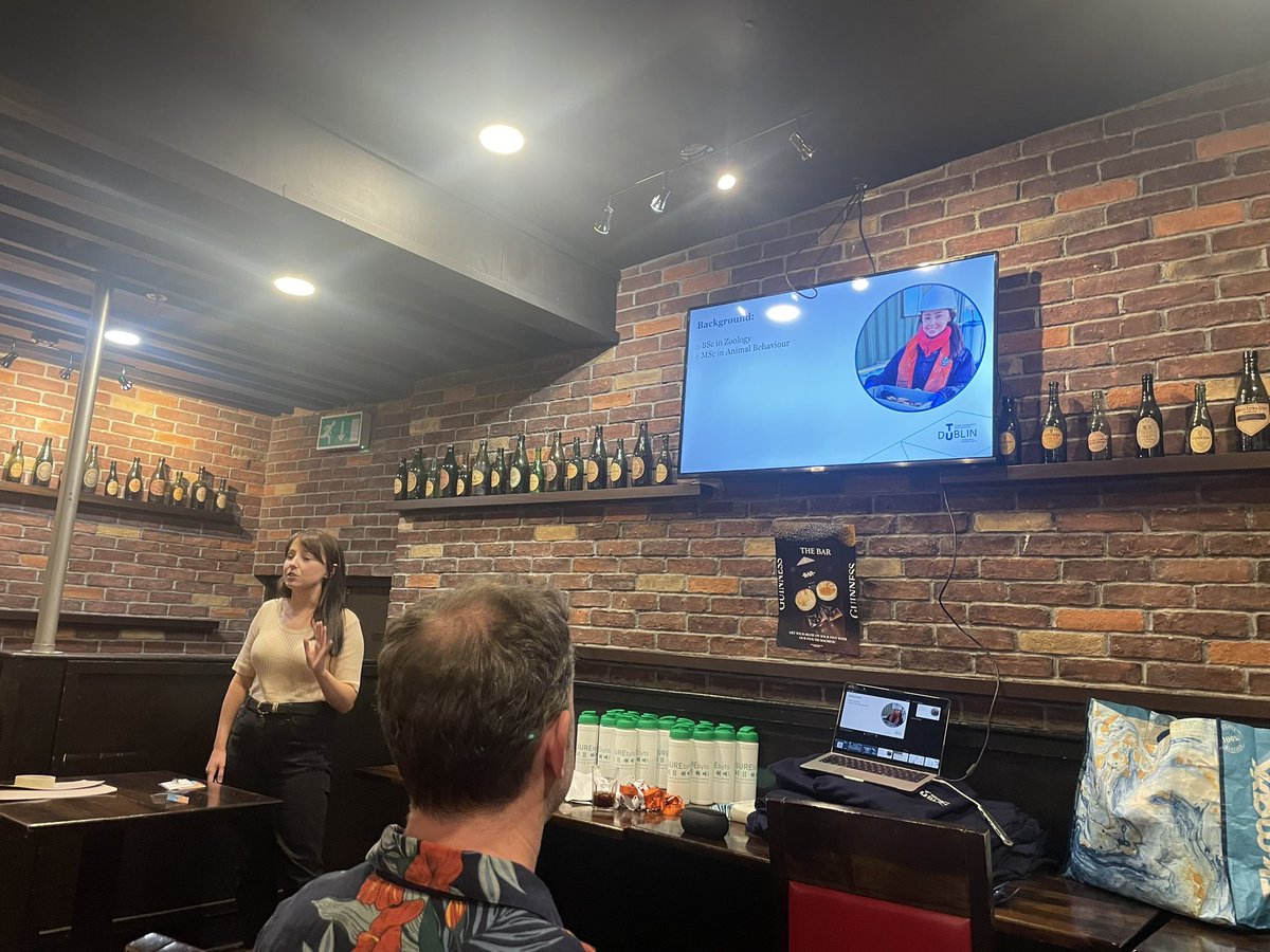 DervilCody's tweet photo. Fantastic evening at @pintofscienceIE learning all about microplastics, insect cuisine, XAI and digital literacy from @WeAreTUDublin researchers. Thanks to MC @jslbutler for hosting (and for the swag)! Special mention to @cody_enya for representing the family so well 😄 #nepotism https://t.co/S1MafZiCuJ